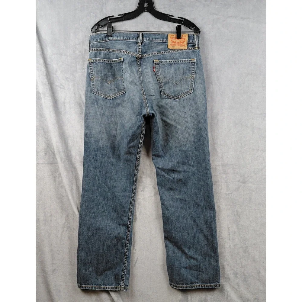 Levi's 550‎ Jeans Mens 34x32 Relaxed Fit Blue Denim Casual Pants